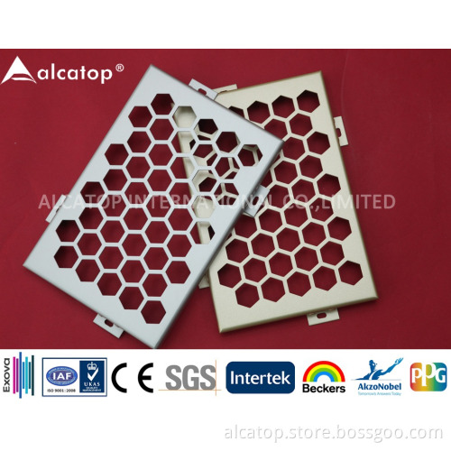 Perforated Aluminum Solid Panels